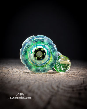 Fully Worked 14mm Multi Hole Bowl - NS Illuminati and Marina