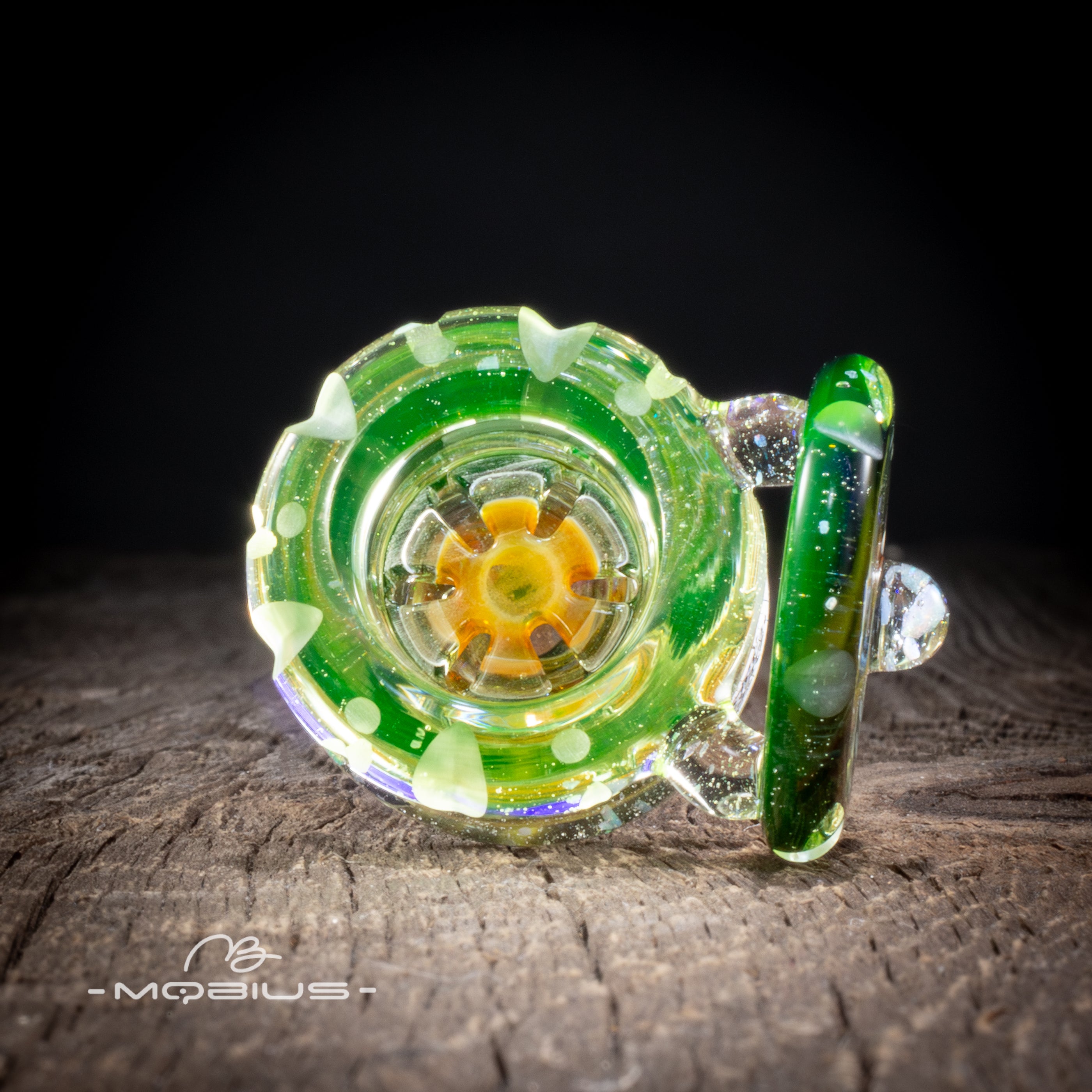 Fully Worked 14mm Multi Hole Bowl #278 - Mobius