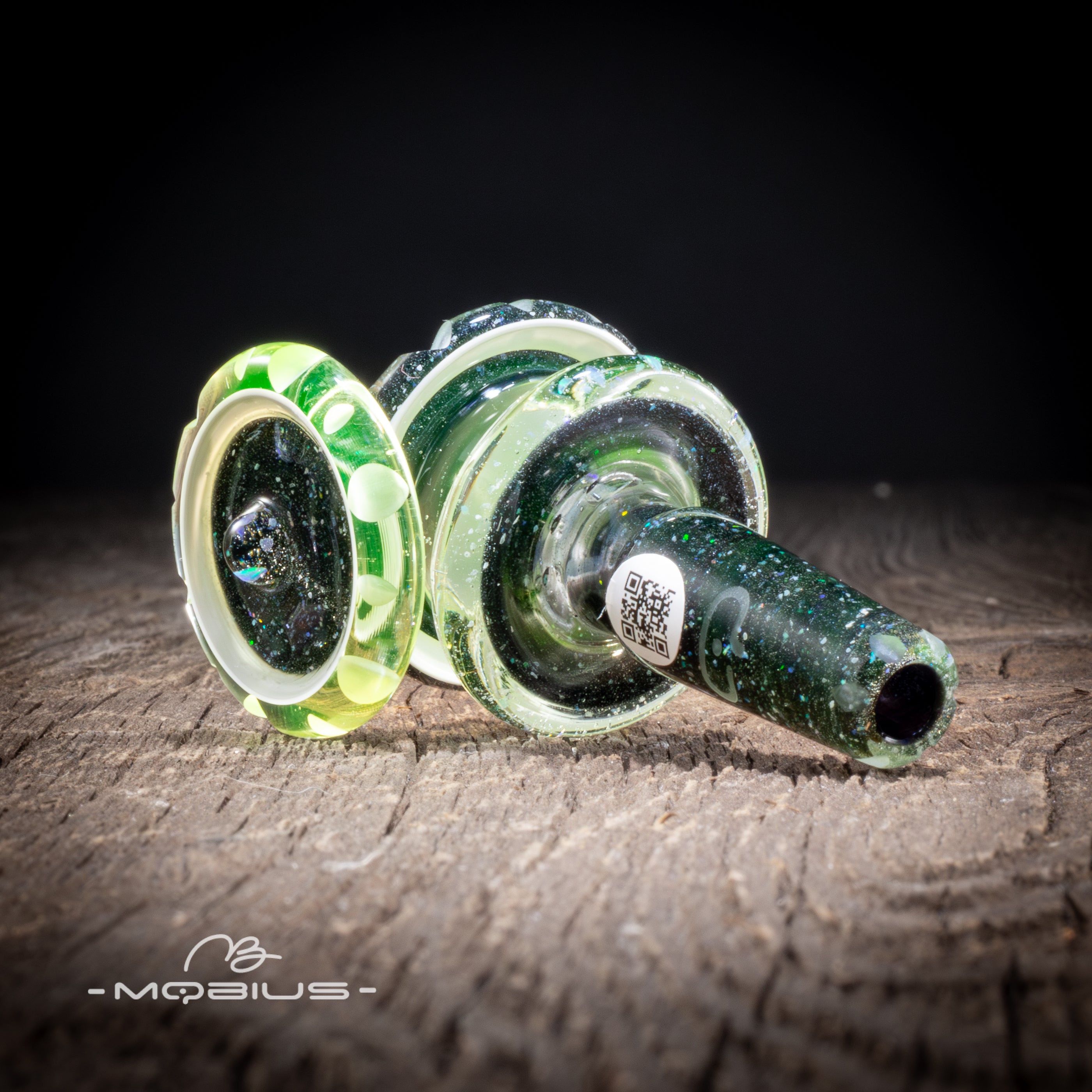 Fully Worked 14mm Multi Hole Bowl #279 - Mobius