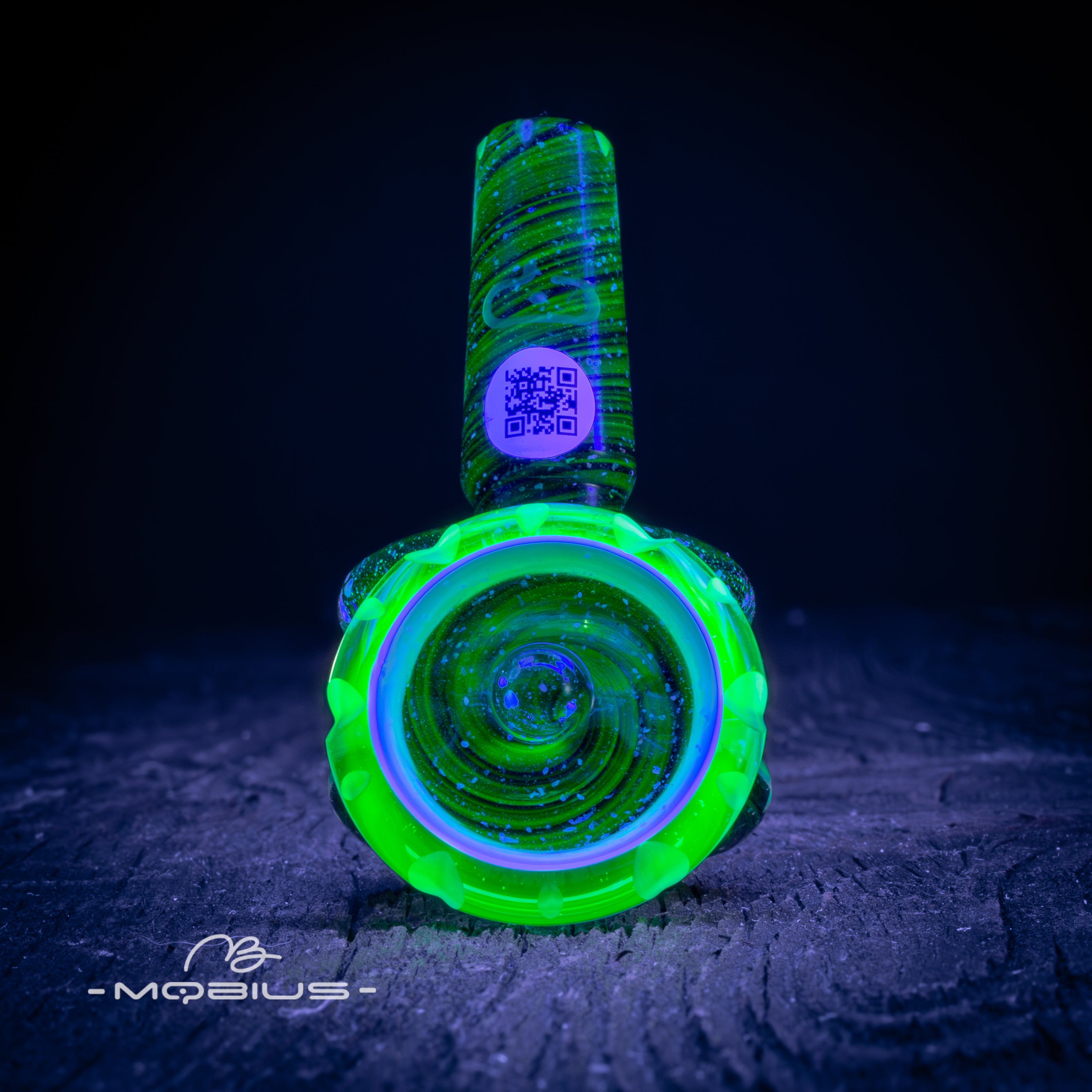 Fully Worked 14mm Multi Hole Bowl #279 - Mobius