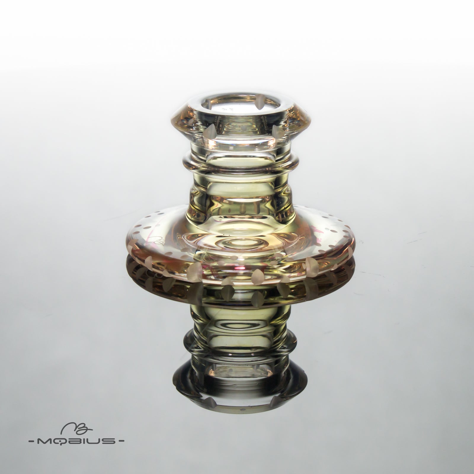 Carved & Fumed 19mm Bowl Stand #6